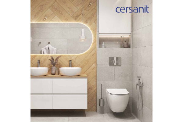 Комплект Cersanit Brasco Smart CO DPL EO slim:  инсталляция Link Pro без кнопки, унитаз Smart, сиденье дюропласт легкосъемное slim