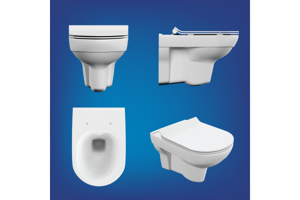 Комплект Cersanit City CO DPL EO: slim инсталляция Link Pro, кнопка Estetica, пластик, белый с рамкой хром