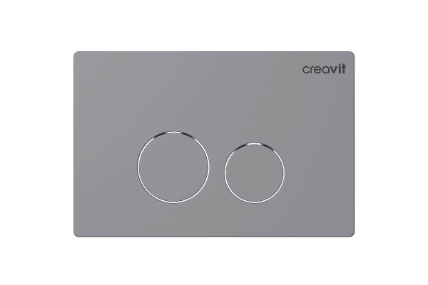 Кнопка для инсталляции Creavit Terra GP9002.00, серый матовый GP9002.00