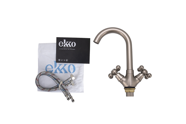 Смеситель для раковины Ekko E13019-5 с гайкой