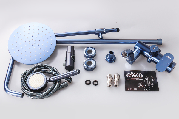 Душевая система Ekko E2402-23, синий