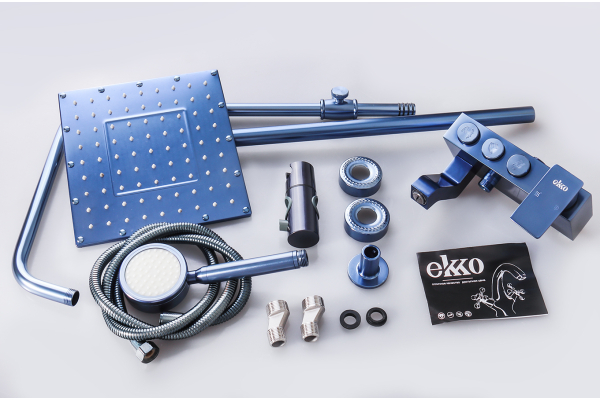 Душевая система Ekko E2405-23, синий