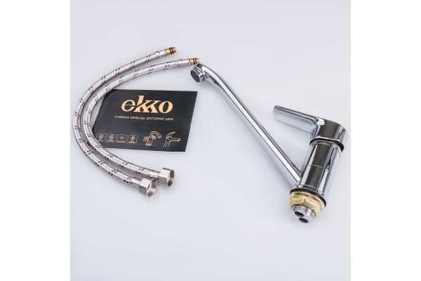 Смеситель для кухни Ekko E49105 с гайкой