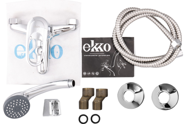 Смеситель Ekko Е32104 для ванны, короткий излив