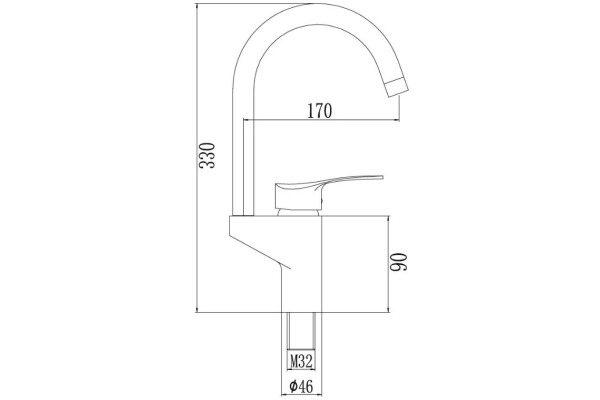 Смеситель Fmark для кухни FM4279