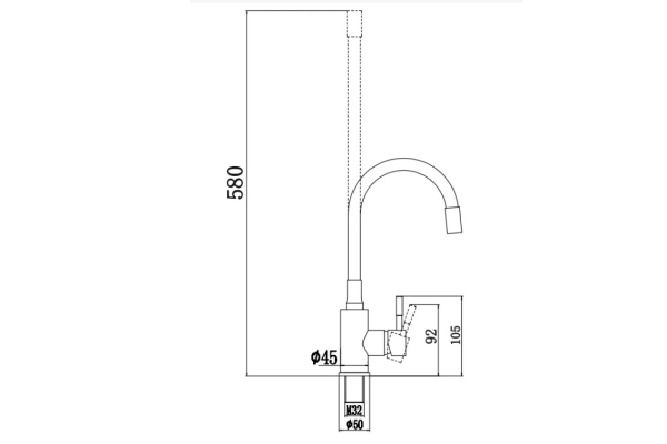 Смеситель Fmark для кухонной мойки FS26729-02