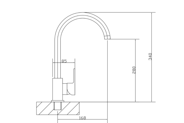 Смеситель Fmark для кухни FM4139