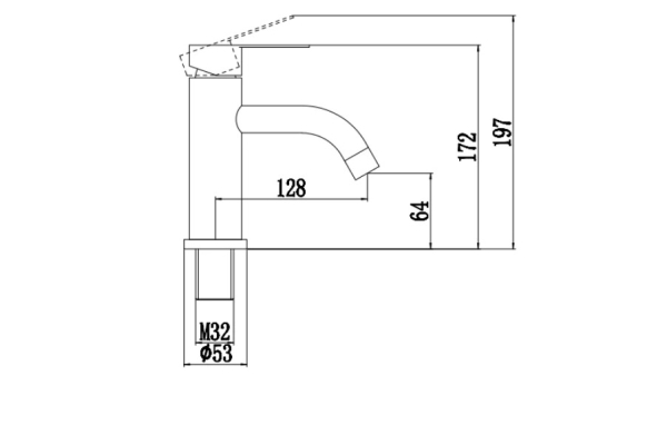 Смеситель Fmark для раковины FS8201