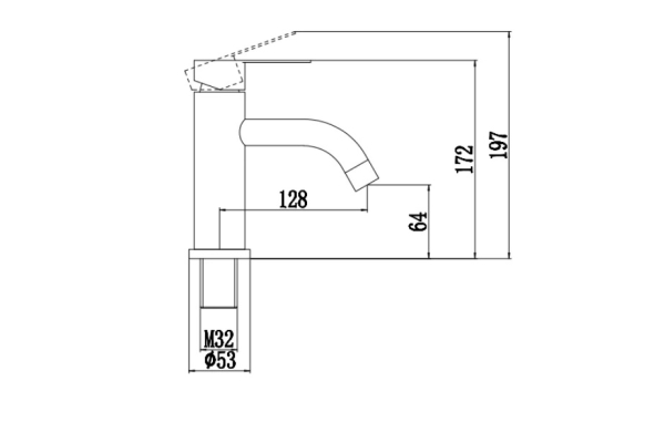 Смеситель Fmark для умывальника FS8201H