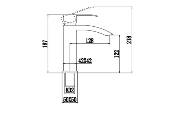 Смеситель Fmark для умывальника FS8601