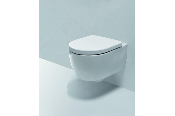 Сиденье для унитаза Geberit iCon XS, плавный спуск, стальные петли 574130000