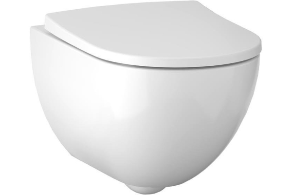 Унитаз подвесной Geberit Acanto, закрытая форма, Rimfree 500.600.01.2
