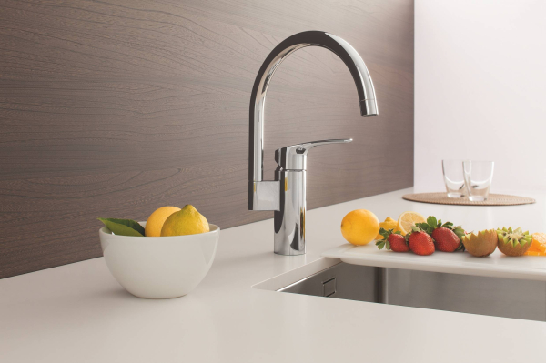 Смеситель для кухни Grohe Eurosmart, высокий излив, хром 33202003