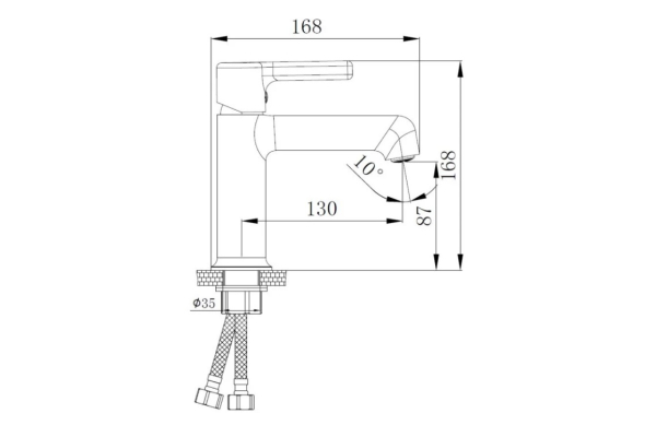 Смеситель Haiba для раковины HB10814-7