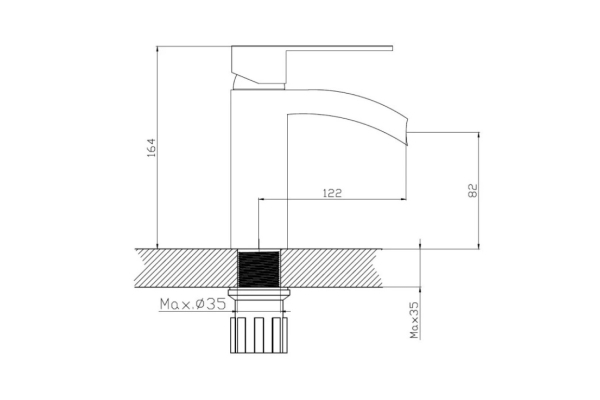 Смеситель Haiba для раковины HB13505