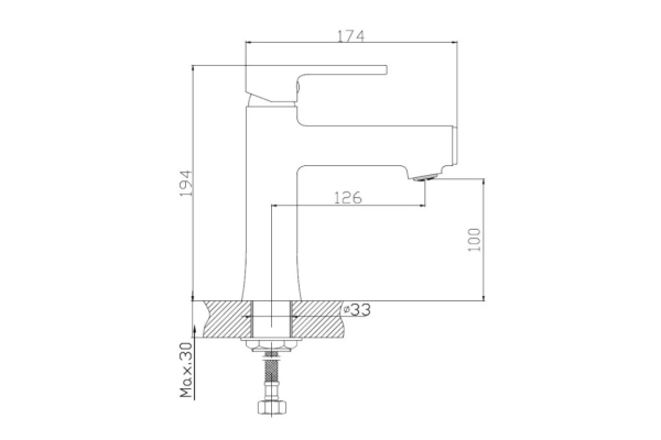 Смеситель Haiba для раковины HB10652-7