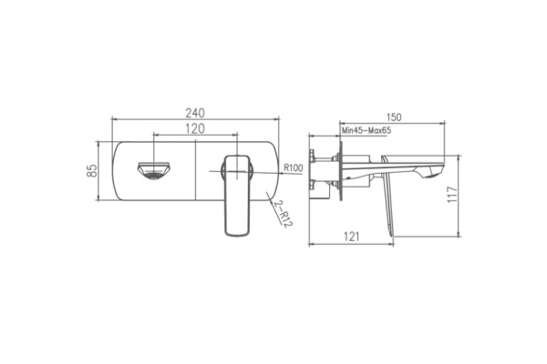 Смеситель Haiba для раковины HB80548-7