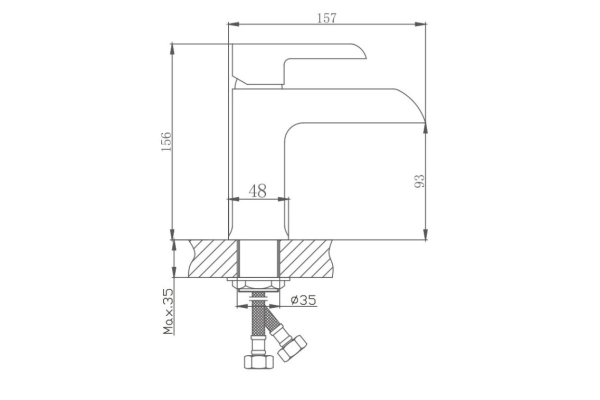 Смеситель Haiba для раковины HB10805-7