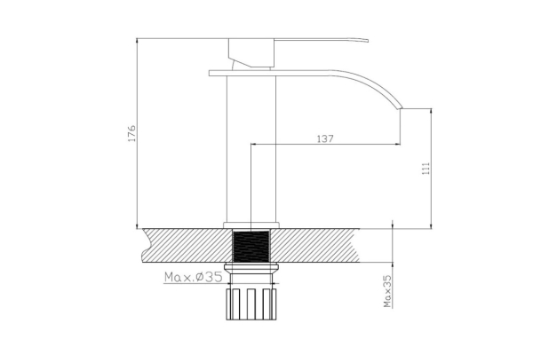 Смеситель Haiba для раковины HB12815