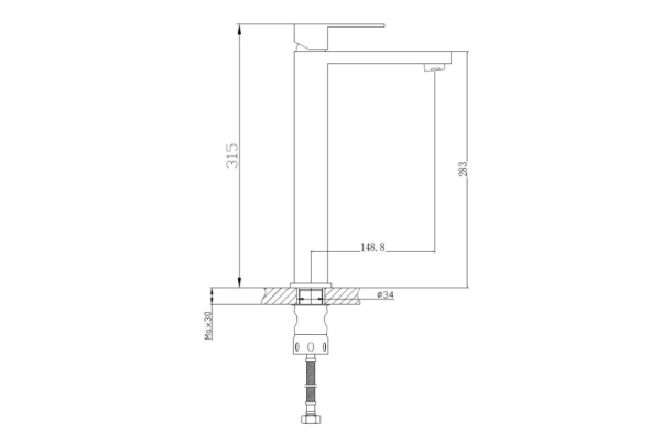 Смеситель Haiba для раковины HB11803-2