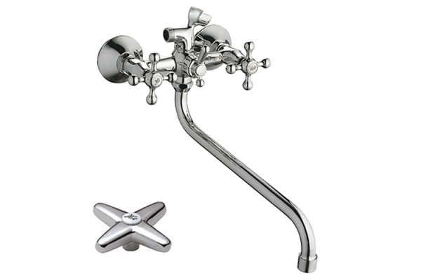 Смеситель с шаровым переключателем Haiba хром, HB2220