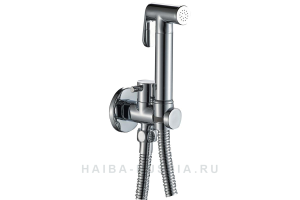 Смеситель с гигиеническим душем Haiba хром, HB5501