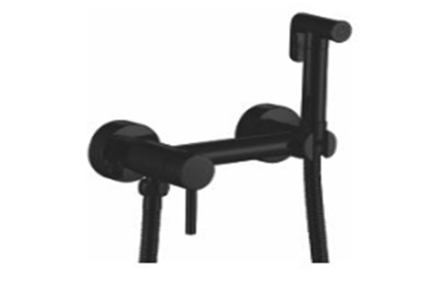 Смеситель с гигиеническим душем Haiba черный, HB5510-7
