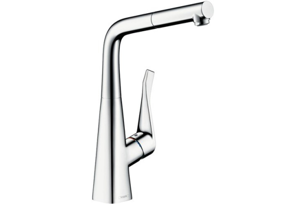 Смеситель для кухни Hansgrohe Metris с выдвижным душем 14821000