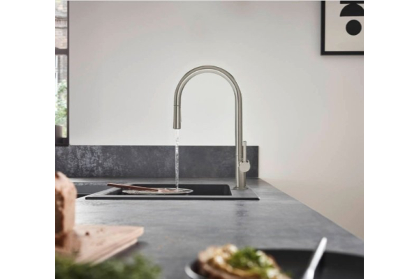 Смеситель для кухни Hansgrohe Talis M54 210 с вытяжным душем 72800000