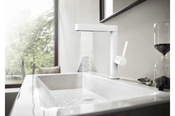 Смеситель для раковины Hansgrohe Finoris 76063700, матовый белый