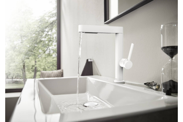 Смеситель для раковины Hansgrohe Finoris 76063700, матовый белый