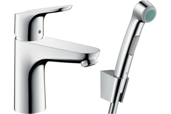 Смеситель для раковины Hansgrohe Focus 31927000 с гигиеническим душем