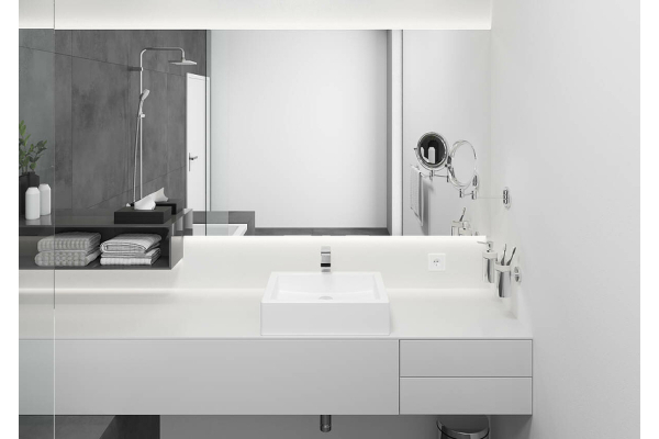 Смеситель для раковины Hansgrohe Vernis Shape 230, со сливной гарнитурой 71562000, хром