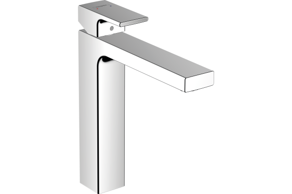 Смеситель для раковины Hansgrohe Vernis Shape 230, со сливной гарнитурой 71590000, хром