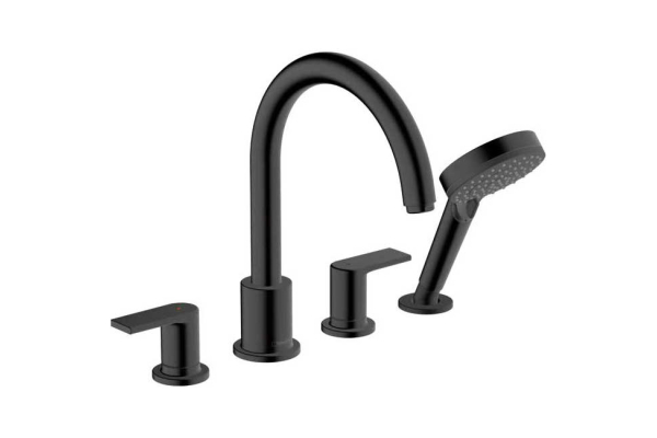 Смеситель на край ванны Hansgrohe Vernis Blend 71456670 черный