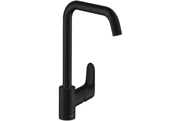 Смеситель для кухни Hansgrohe Focus 260 однорычажный матовый черный 31820670