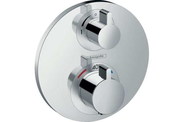 Термостат для душа Hansgrohe Ecostat S с переключающим вентилем 15758000