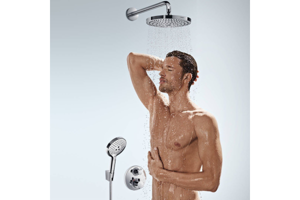 Термостат для душа Hansgrohe Ecostat S с переключающим вентилем 15758000