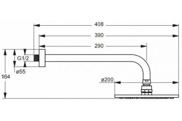 Душевой комплект 4 в 1 Ideal Standard Ceraflex BC447AA