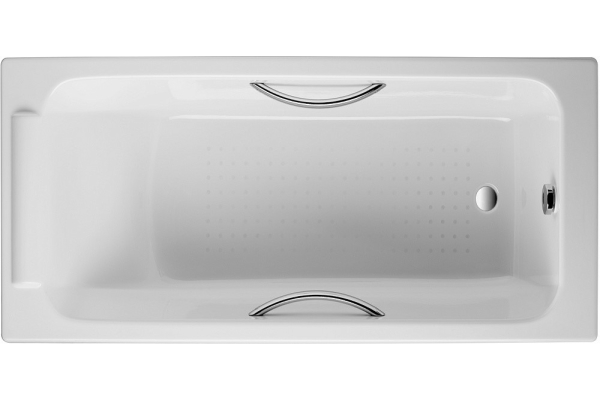 Ванна чугунная Jacob Delafon Parallel 170x70 с антискользящим покрытием