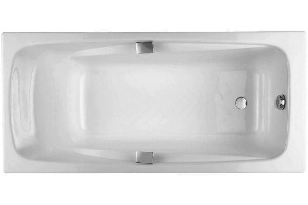 Ванна чугунная Jacob Delafon Repos 170x80 с антискользящим покрытием