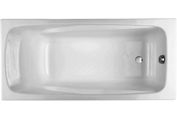 Ванна чугунная Jacob Delafon Repos 170х80 с антискользящим покрытием