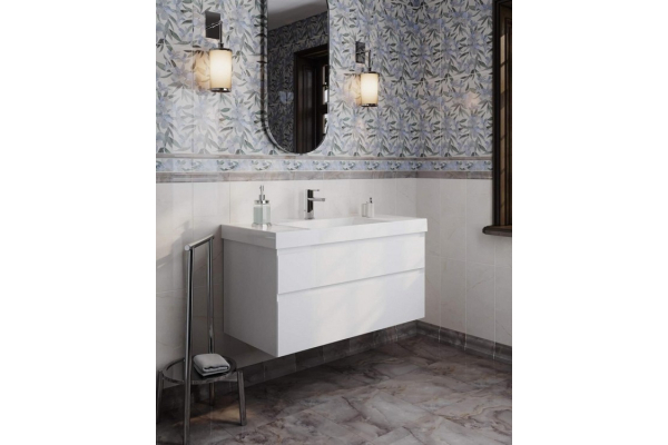 Раковина Kerama Marazzi Cubo 100 белая глянцевая