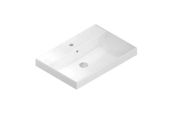 Раковина Kerama Marazzi Cubo 70 белая глянцевая