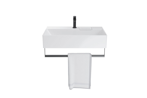 Раковина Kerama Marazzi Logica, 70 с одним отверстием, белая глянцевая