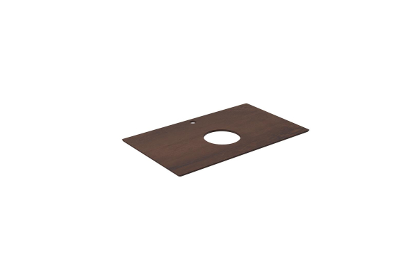 Столешница из керамогранита Kerama Marazzi 80 см Про Феррум коричневый натуральный PL1.DD571300R\80