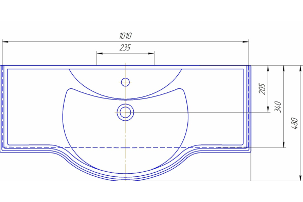 Раковина Kirovit Классик 1050