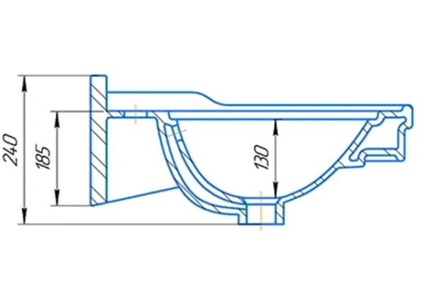 Умывальник Kirovit Модерн 1050