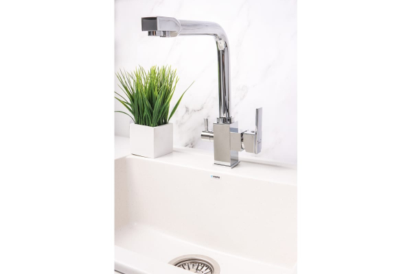 Смеситель для кухни Maxonor MN4357 с подключением фильтра питьевой воды хром