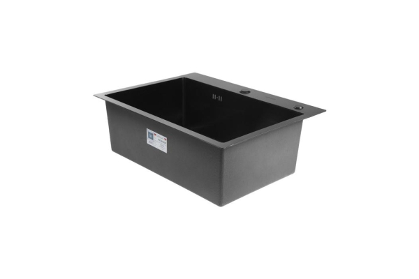 Мойка кухонная Gerhans K36045B 60x45 из нержавеющей стали, графит